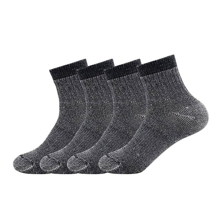 Мужские толстые зимние шерстяные носки, уличные походные махровые носки с подушкой альпака, кашемировые шерстяные акриловые рабочие носки для мужчин