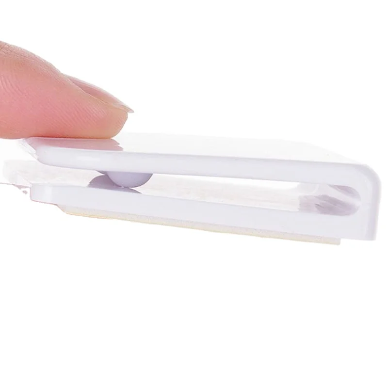 Japanese bathroom 2 pcs set shower curtain clip curtain buckle fixed hook curtain sticky holder