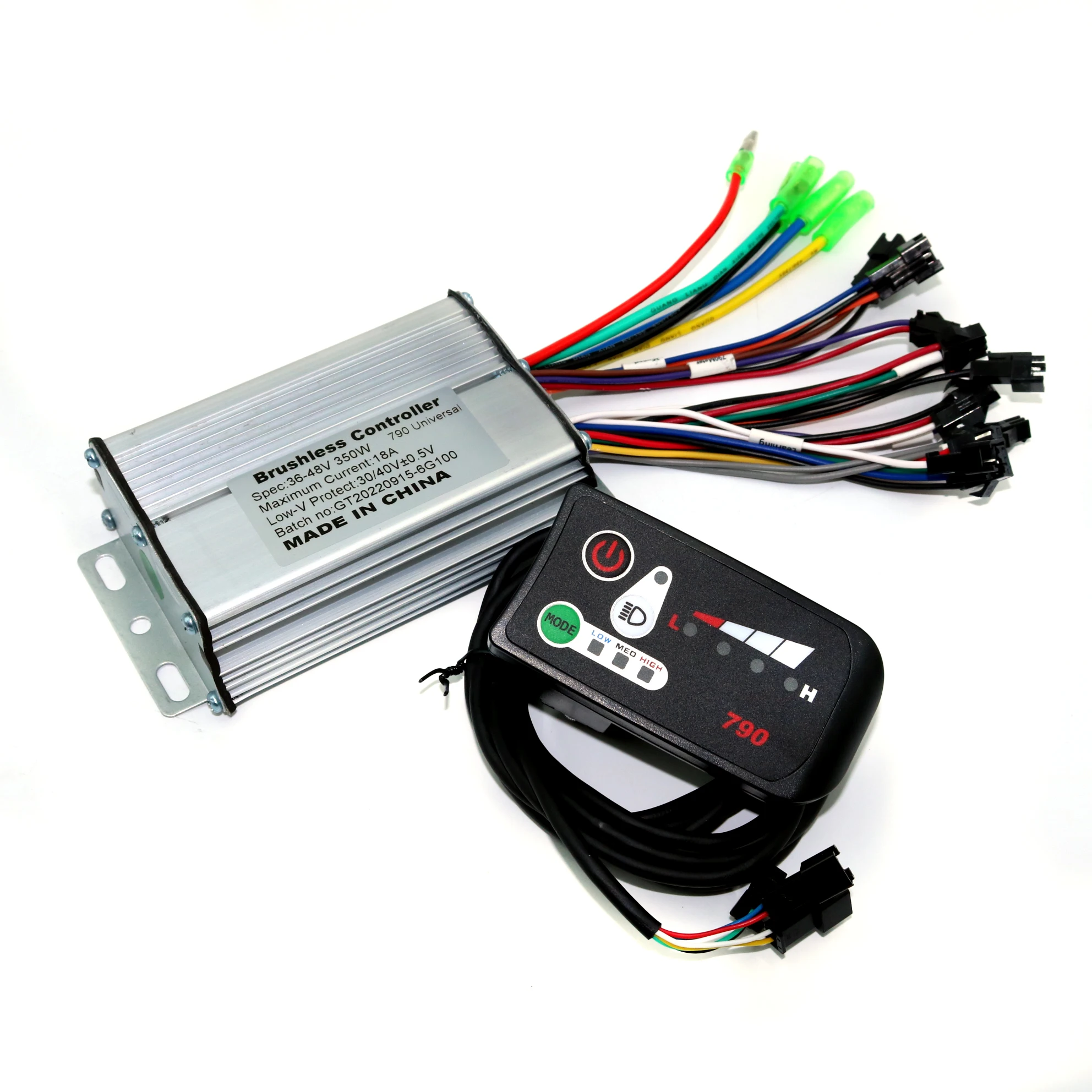 36V/48V 350W 18A для е-байка бесщеточный мотор 790 контроллер BLDC мотор Драйвер + 790LED дисплей
