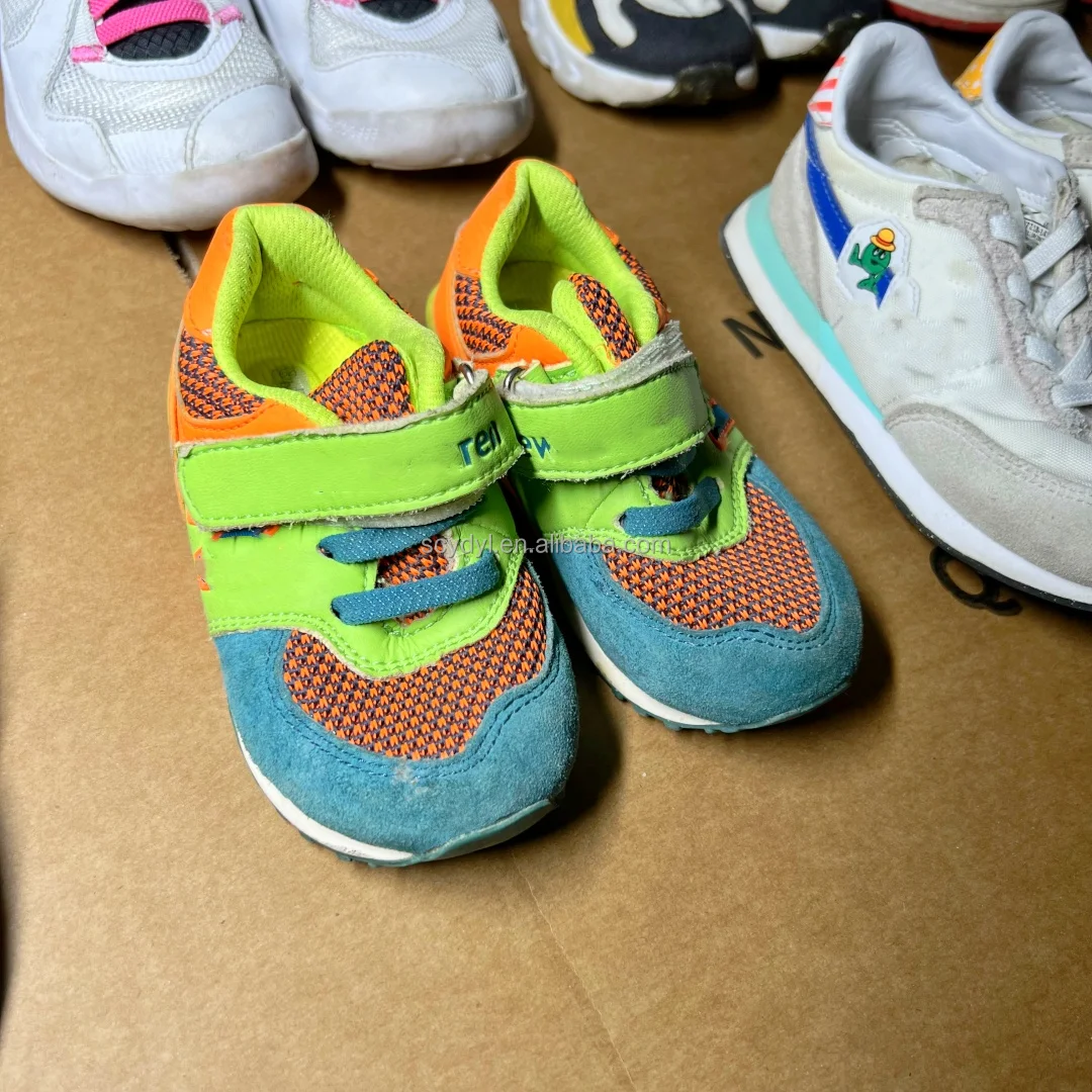 S07-1 оптовая продажа Смешанная обувь тюки использованные кроссовки унисекс в наличии для взрослых и детей международный бренд