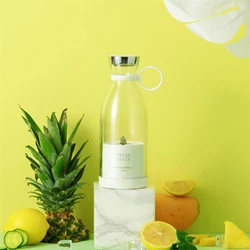 Dropshipping Portable Bottle Juicer Blender Wireless USB Charge Small 350ml Juice Blender