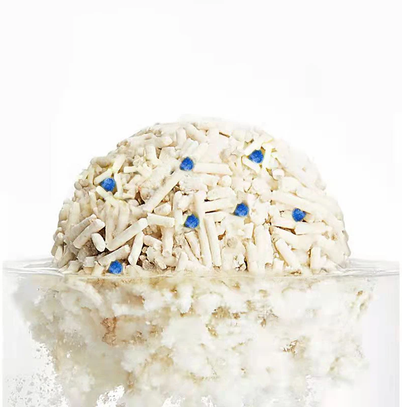 Professional Supply Bar-Type Cylindrical pet safe tofo cat litter tapioca/ cassava