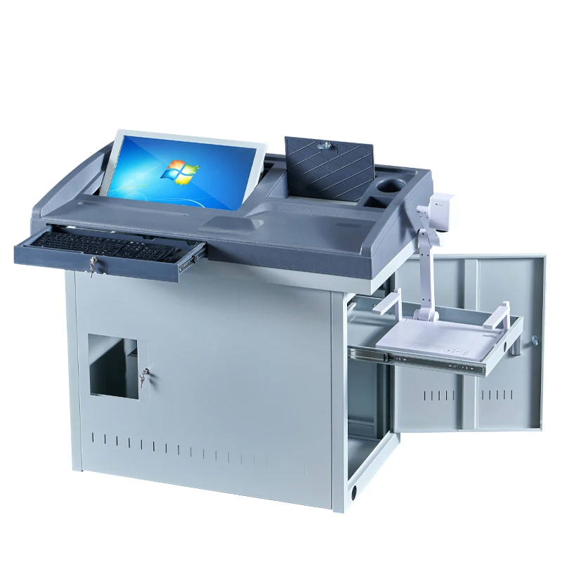 Manufacturers Direct Selling High Quality Multimedia Podium Teacher Lectern