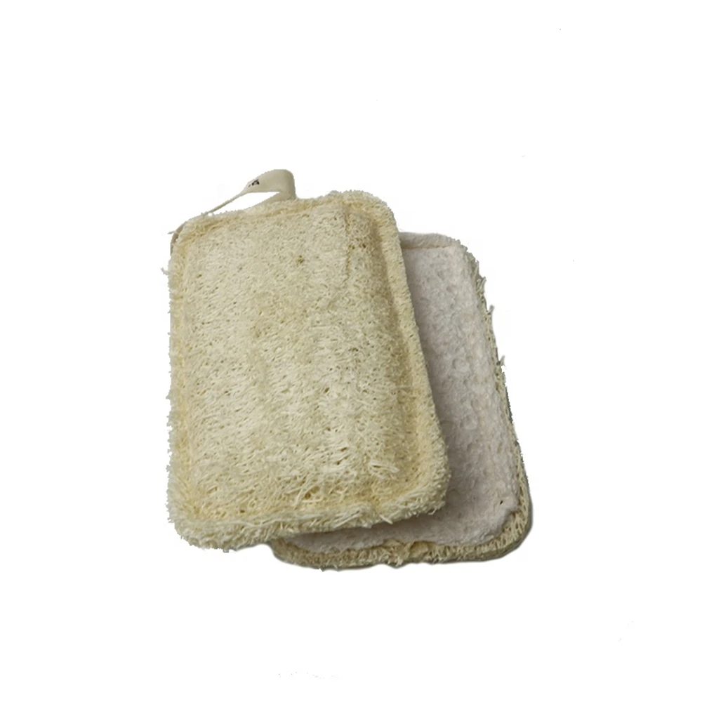 1PK Compostable Dishwashing Loofah Wood Pulp Sponge loofah cellulose sponge