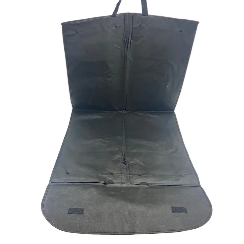 
Wholesale black dustproof hanger coat foldable suit cover storage garment bag 