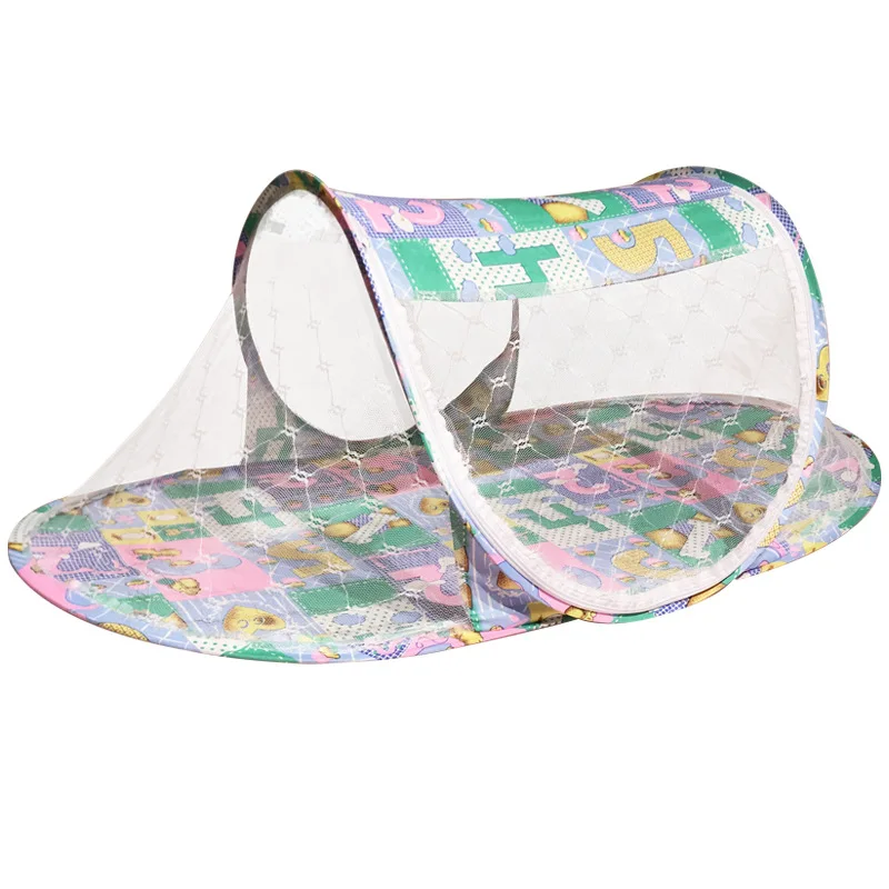 One Touch Mosquito Netting for Bed Foldable Yurt Mosquito Tent Net Pop Up for Baby Adult