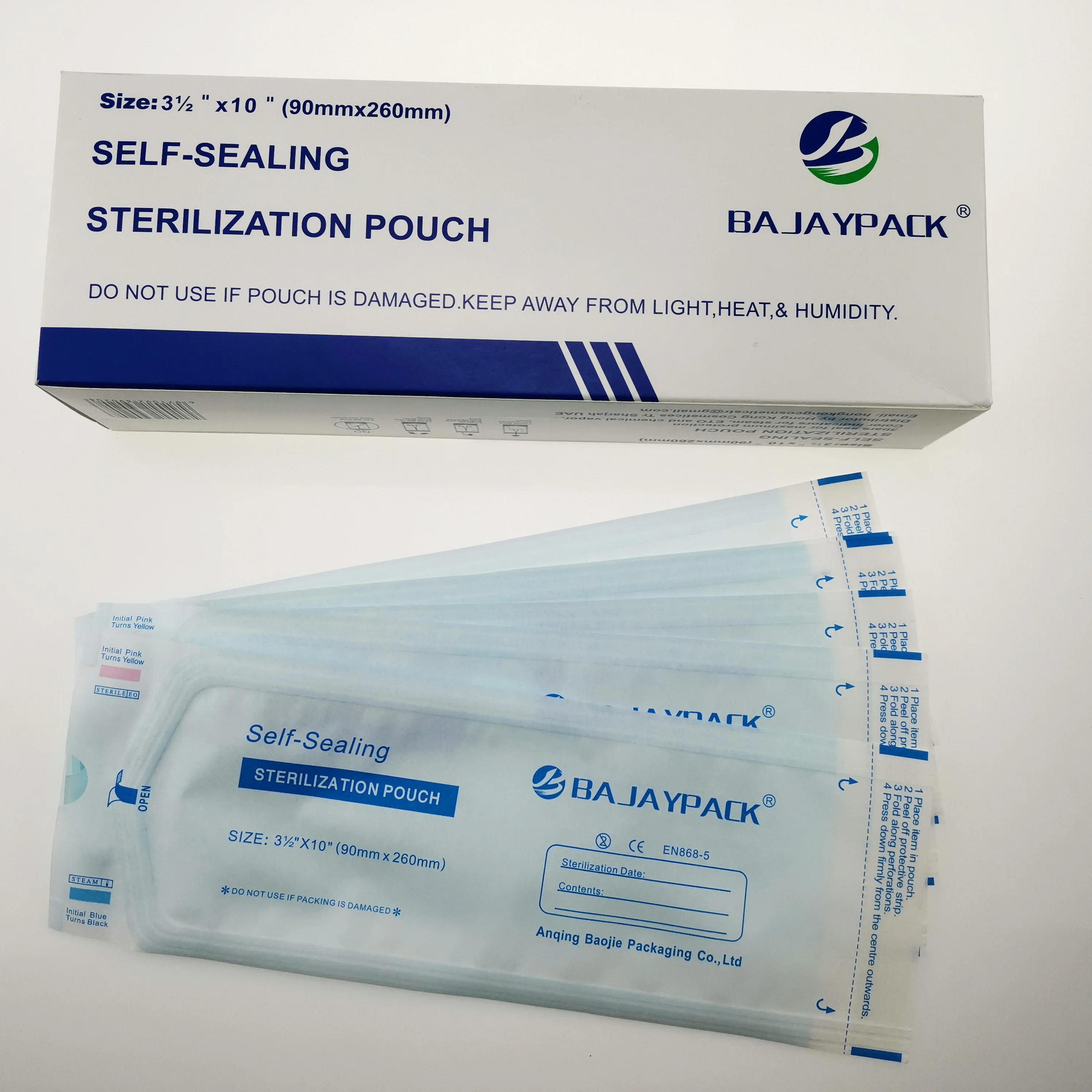 2020 Dental use self seal sterilizaion pouches