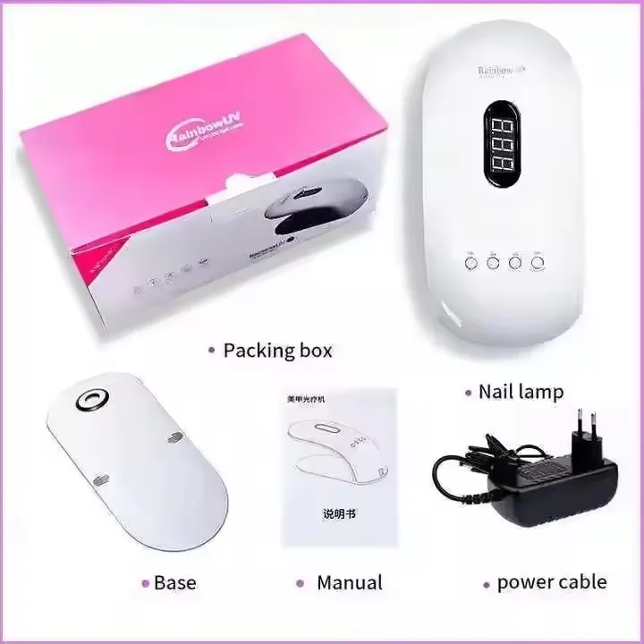 Rainbow2 Uv Led Mini Lamp 36w Kiara Sky for Home Nail Salon