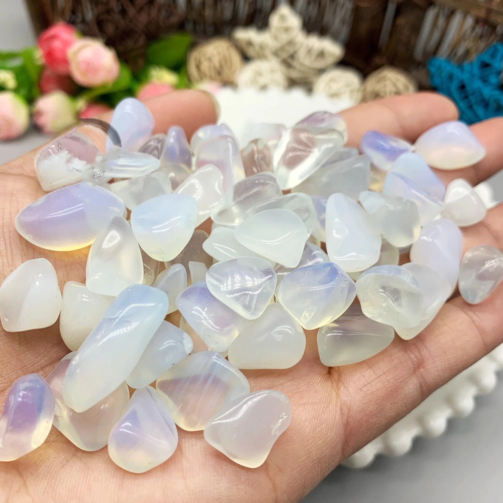 Wholesale Natural Crystal Crafts Polished crystals rocks stones rose quartz fluorite chips healing reiki crystal