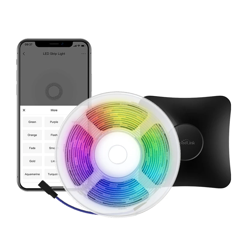 Светодиодная лента BroadLink с ИК-управлением, RGB, работает с Alexa Google Assistant Smart WiFi