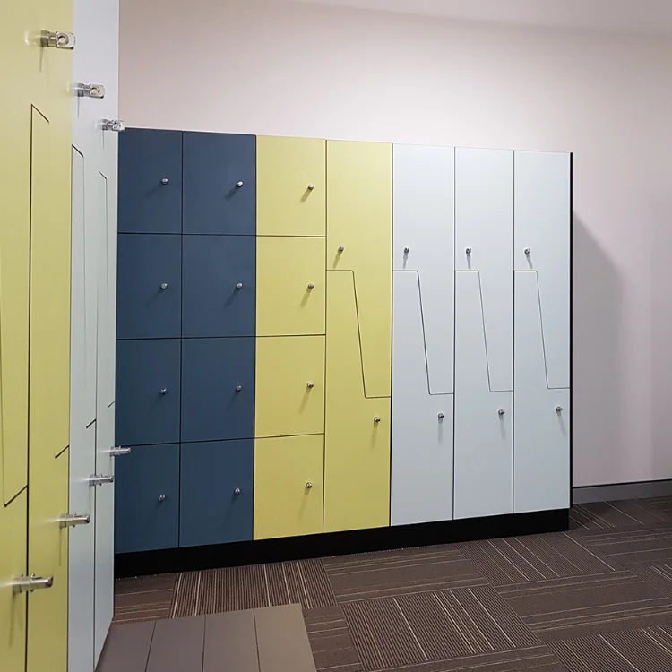 American High School Storage Lockers Waterproof Compact Grade Laminate Locker