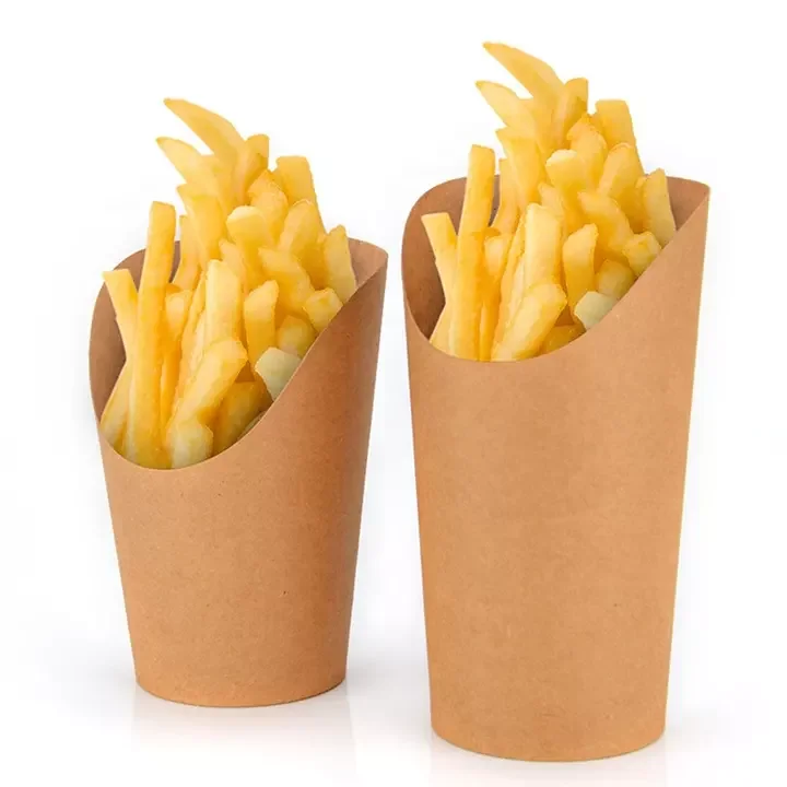 customized disposable french fries cup snack potato chips  cups