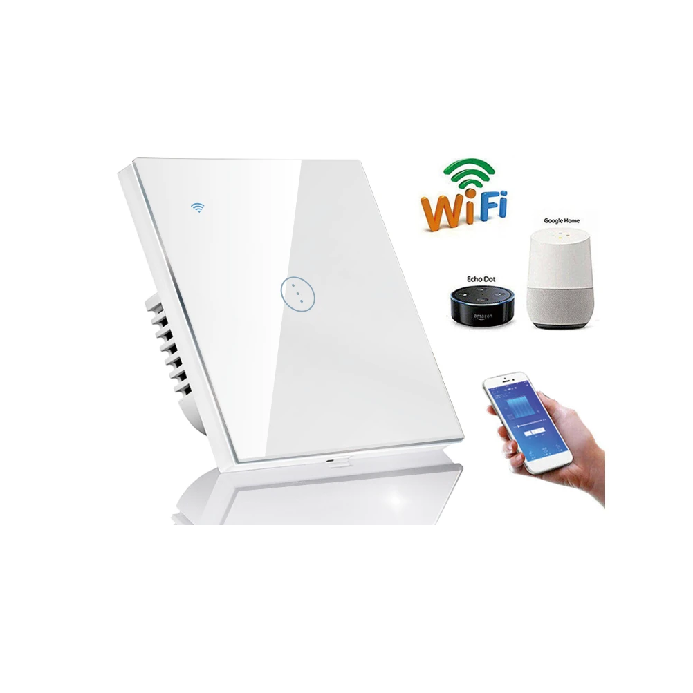 40A Water Heater Air Conditioner WiFi Switch New Design EU/UK Tuya Smart Home Switch