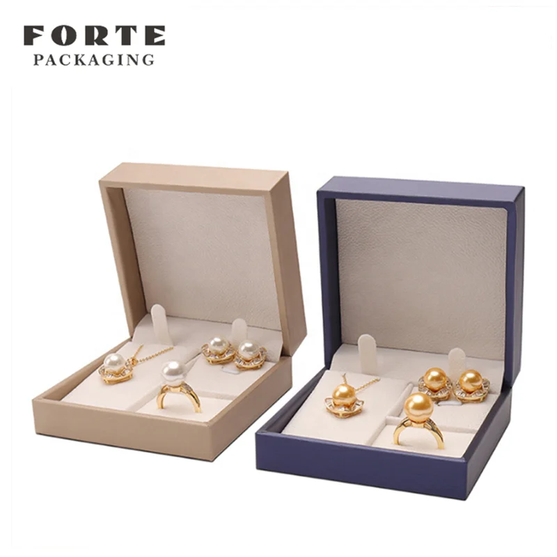 FORTE, оптовая продажа, искусственная кожа, индивидуальные, Роскошные, уникальные шкатулки для ювелирных изделий, свадебные кольца, серьги, подвески, набор шкатулок для ювелирных изделий