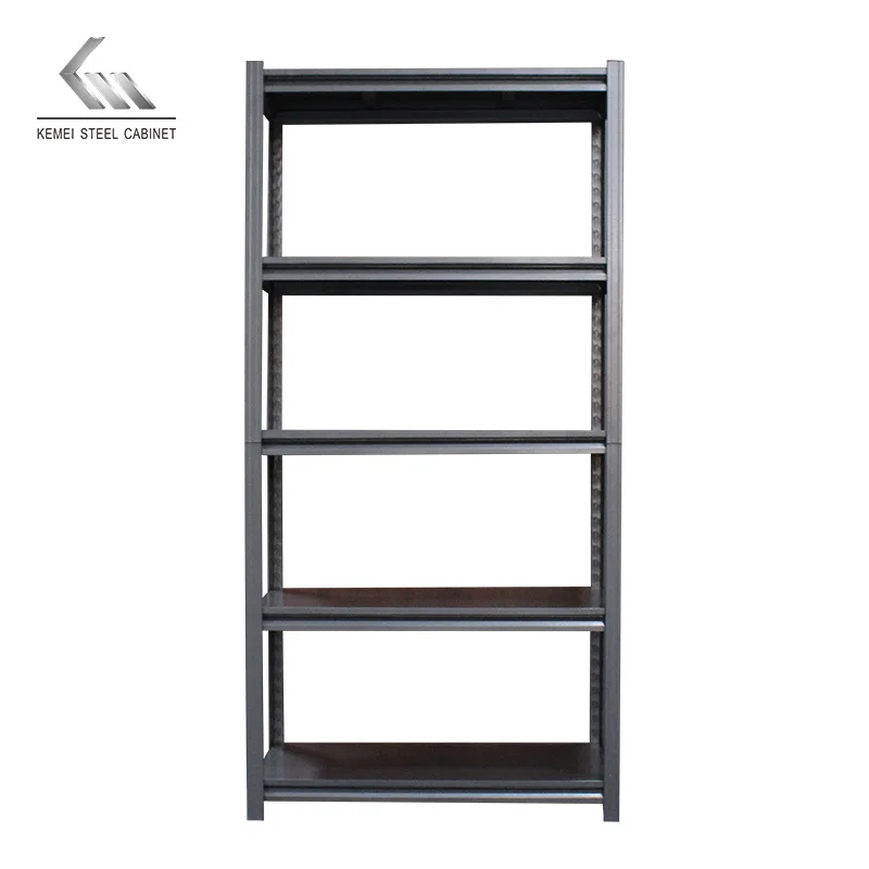 Boltless Adjustable Industrial Warehouse Store Home Garage Shelving Metal Frame 5 Layer Sheet Storage Shelf Rack