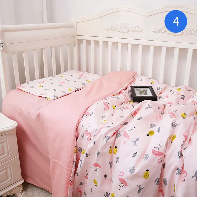 Custom 3 Pcs Cartoon Animal Summer 3D Printed 100% Cotton Hotel Bedsheets Bedding Set, Good Quality Home Comforter Bedding Set/