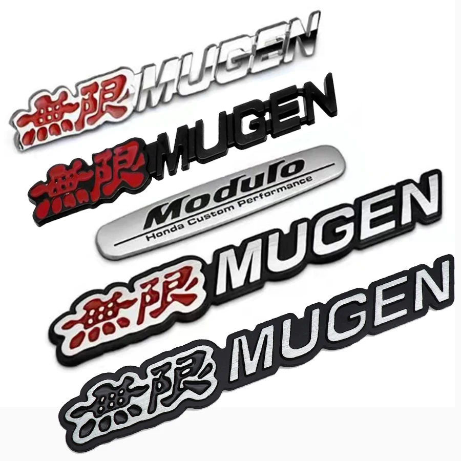 Высококачественная Металлическая Эмблема автомобиля задний значок алюминиевая хромированная наклейка для автомобильного багажника Honda Civic Accord CRV Mugen 3D логотип аксессуары
