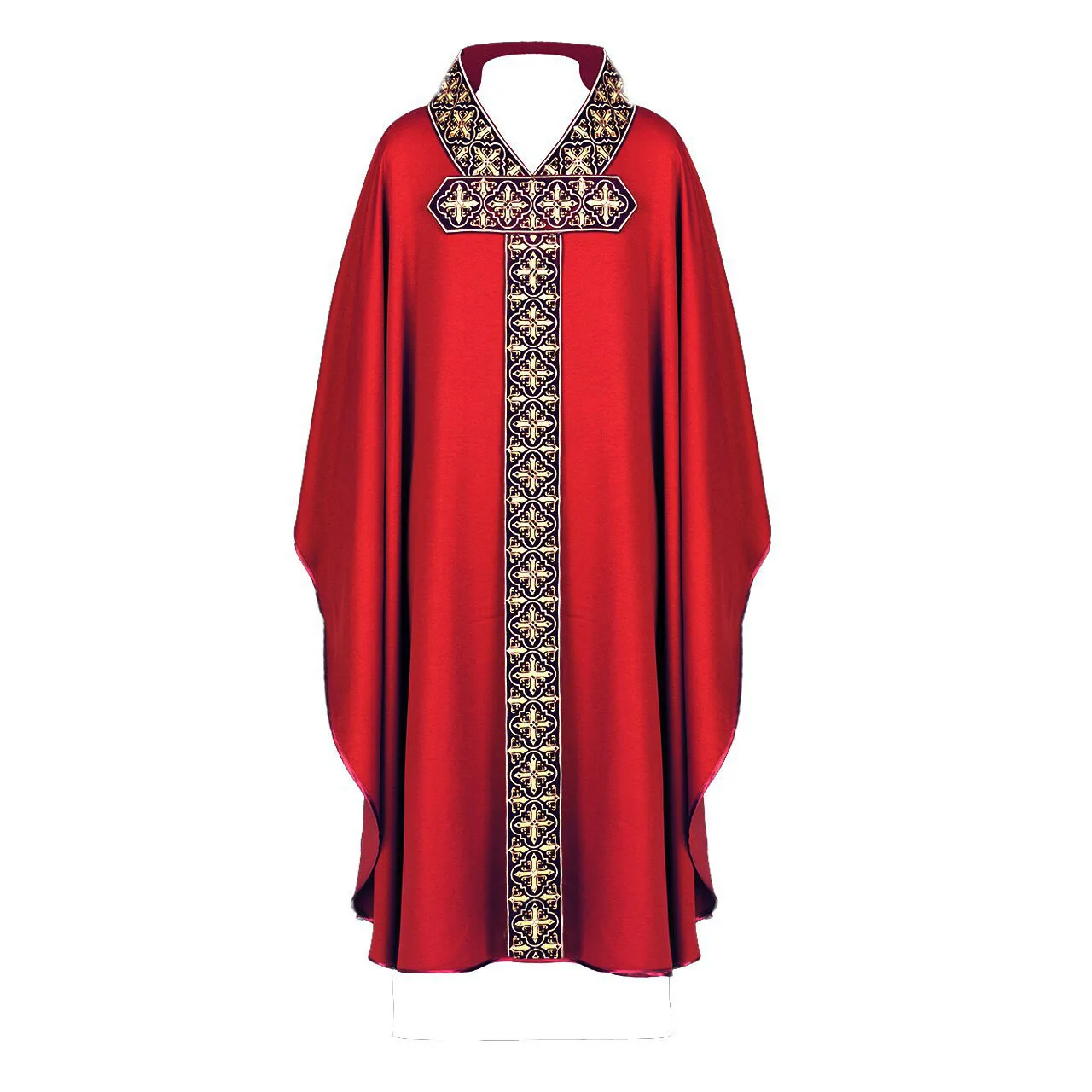 In Stock Retro Printed Clothes Prayer Robe Gown Church Dress Priest Monks Missionary Halloween Party Cosplay Costumes