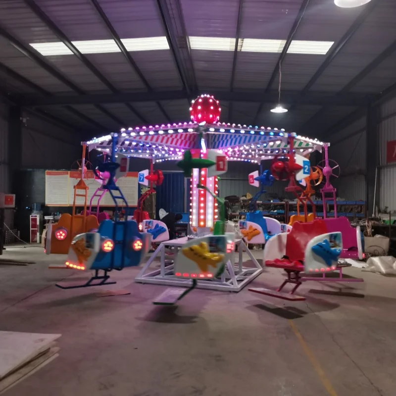 Attractive Luna Park Kids Carnival Rides Amusement Rotating Ride Space Flying Chair for Sale
