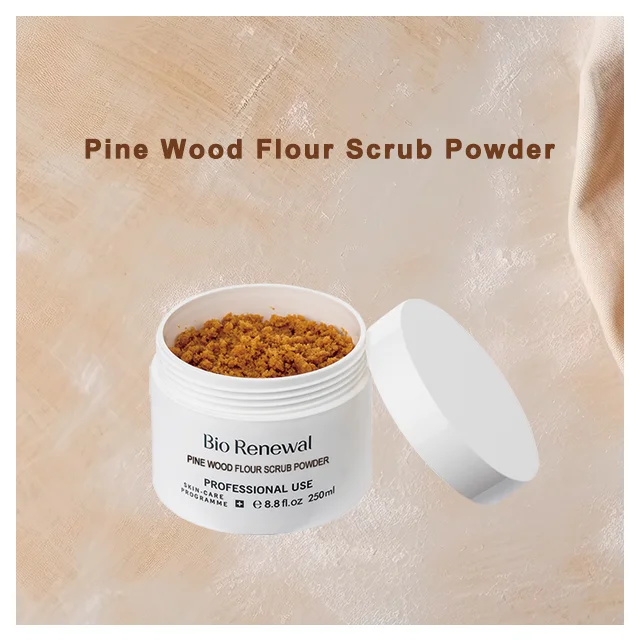 Australia Natural Pine Wood Flour Body Scrub Natural Fabric Powder With Lavender Oil For Hair And Body By Massage Oem/Odm