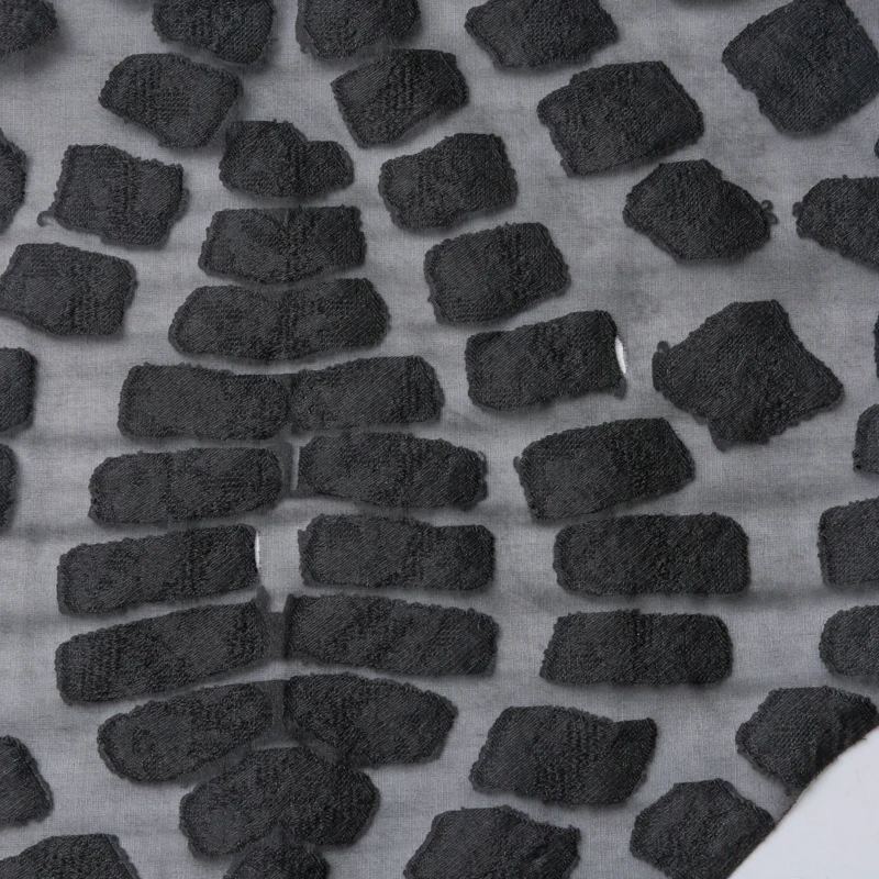 TDR886N-L  hot sell rayon  cotton jacquard clothing fabric for women dress