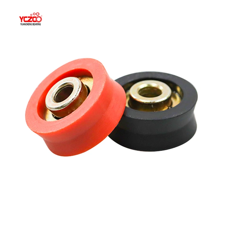 Diameter 27mm v shaped aluminum sliding roller sliding barn door rollers