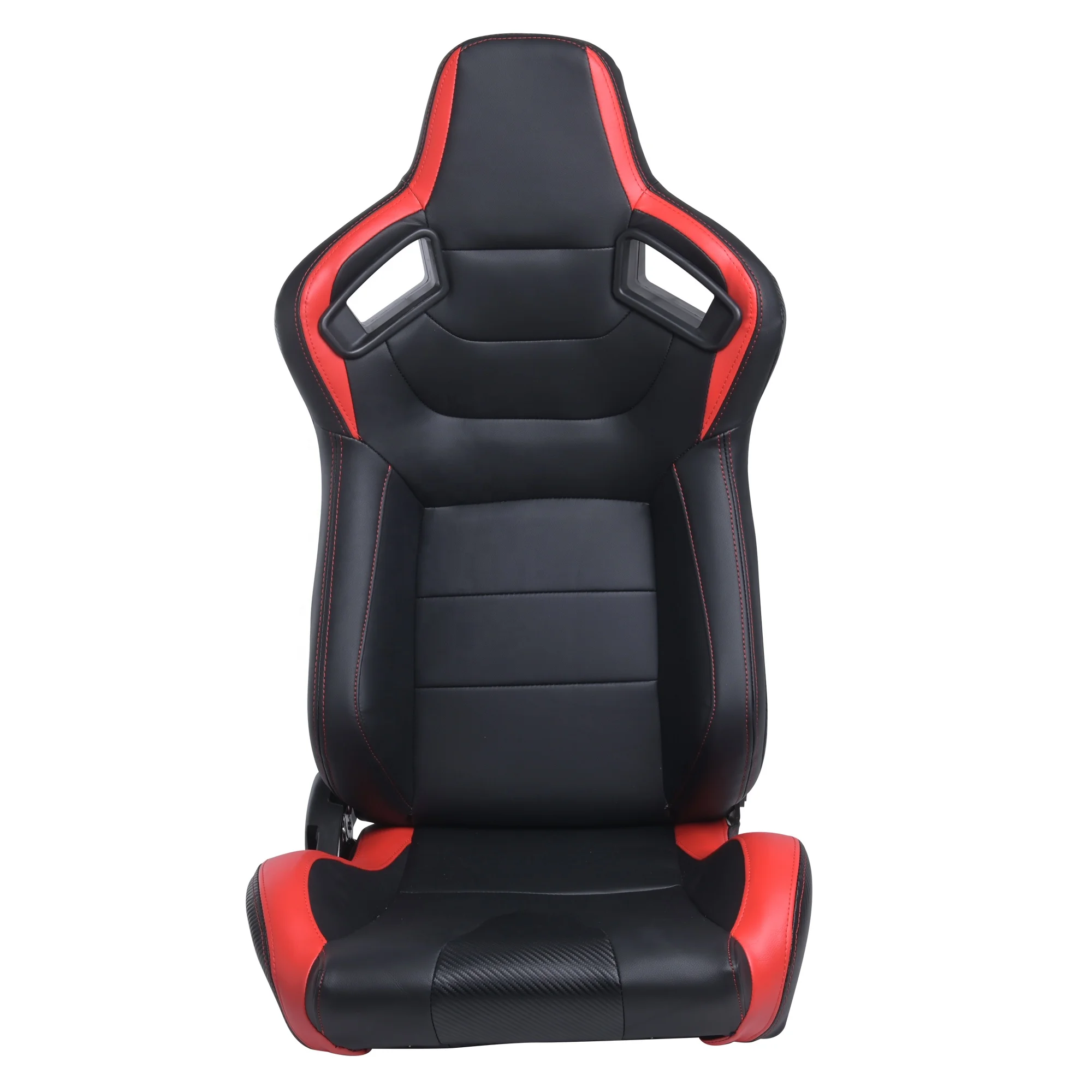 Racing Seat Sport Bucket Seat Universal fit for Most Car Sport Seats PVC Leather 1 Piece