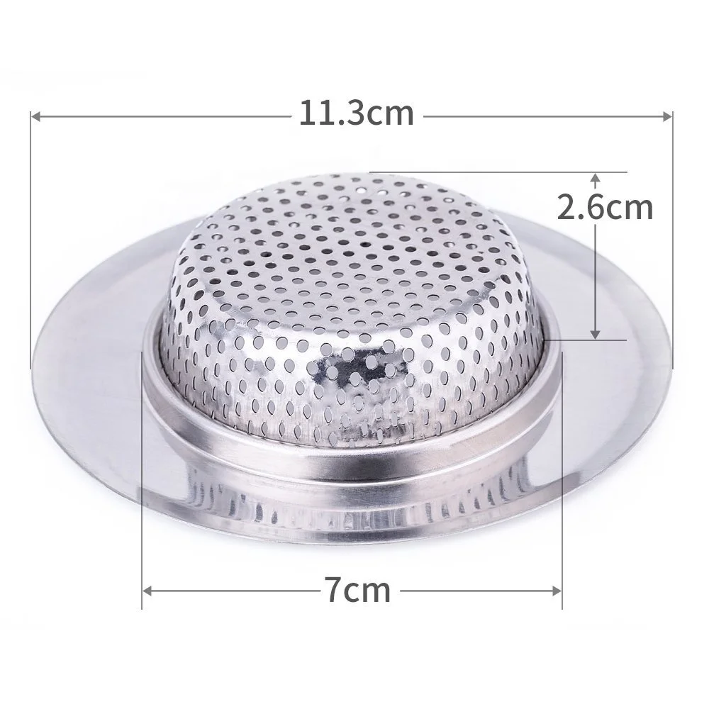 Diameter Stainless Steel 201 Sink Strainer Floor Drains