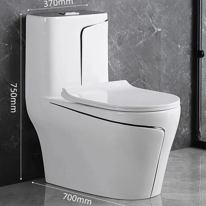 Luxury One Piece Bathroom Ceramic Wc Water Closet Porcelain Gold Black Colored Toilets Bowl