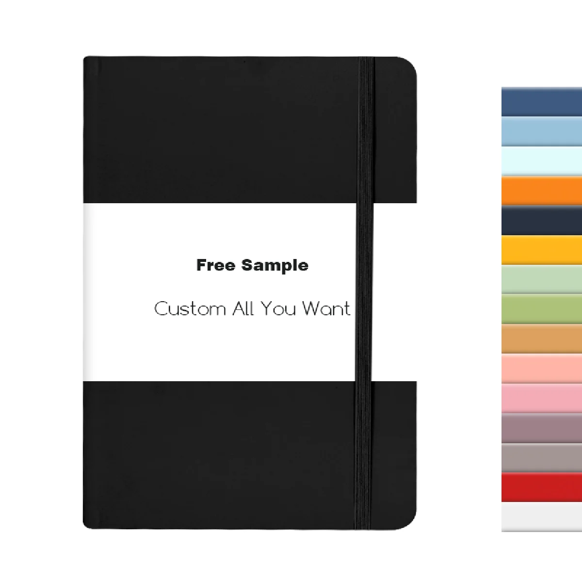 Bulk Custom Logo Notebooks Personalized Hardcover PU Leather Journal with Custom Logo Printing