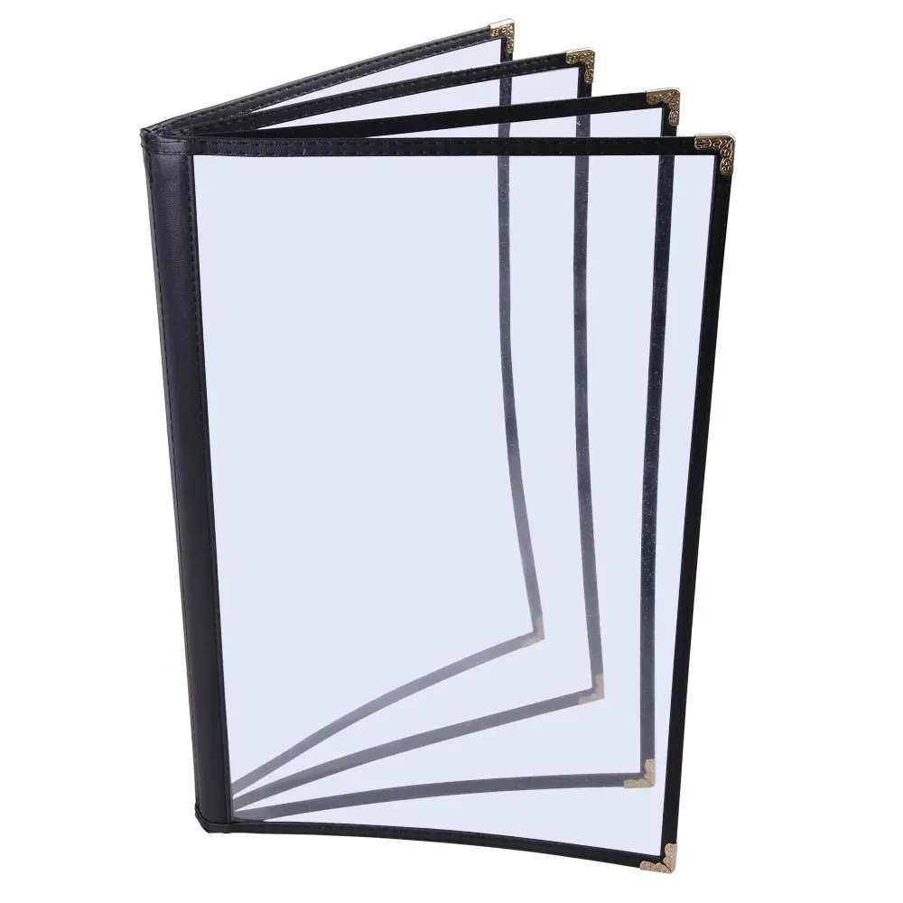 8.5 x 11 Inch Menu Holder Transparent Menu Holder Restaurant Menu Covers Book for Restaurant Daily Paper