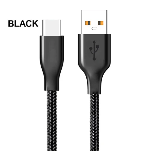 5V3A кабель USB Type-C usb-c для быстрой зарядки и передачи данных в нейлоновой оплетке usbc устройство шнур usb мобильного телефона зарядное