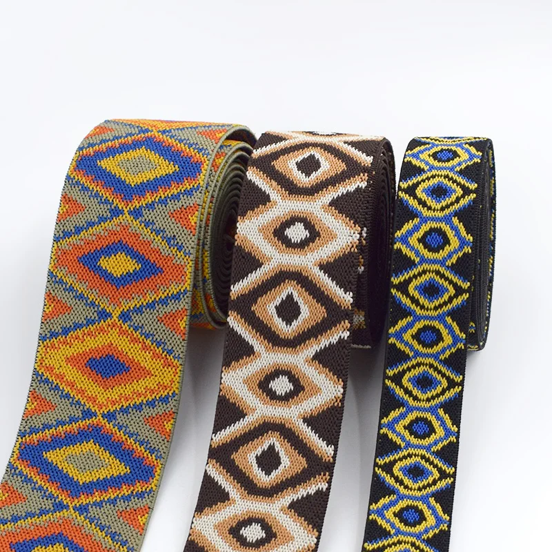 Ремень для сумок Deepeel AP395 2,5/4/5 см, Швейные аксессуары, ремень для одежды, жаккардовая тесьма, винтажный стиль, эластичная лента