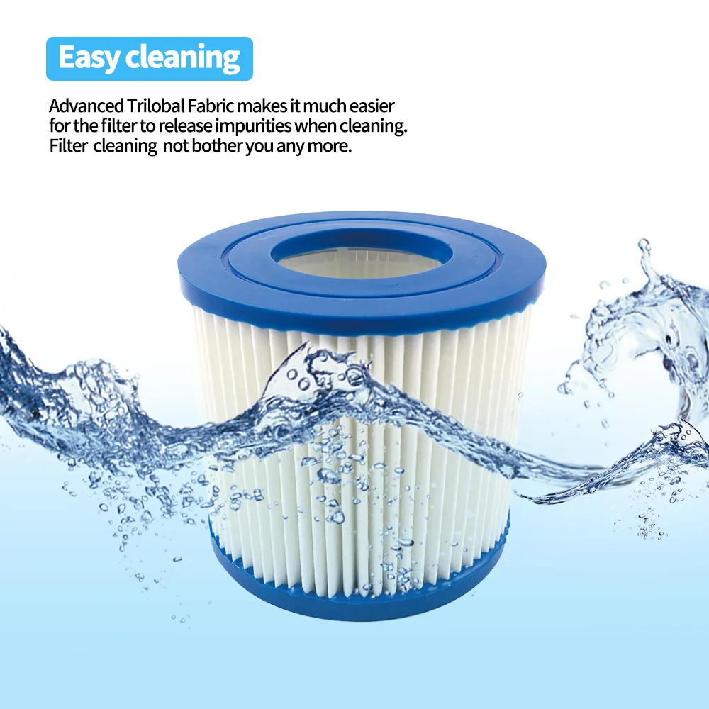 Replacement HEPA Filter Cartridge for Bestways VII /Intexs D Inflatable Swimming Pool