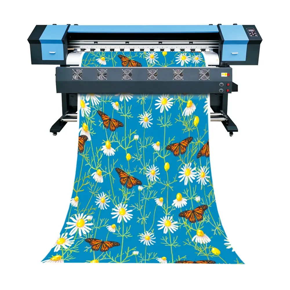 Eco Solvent Large Format Printer Flex Banner Digital Printing Machine For Vinyl Light Box Cloth Poster Billboard Printer