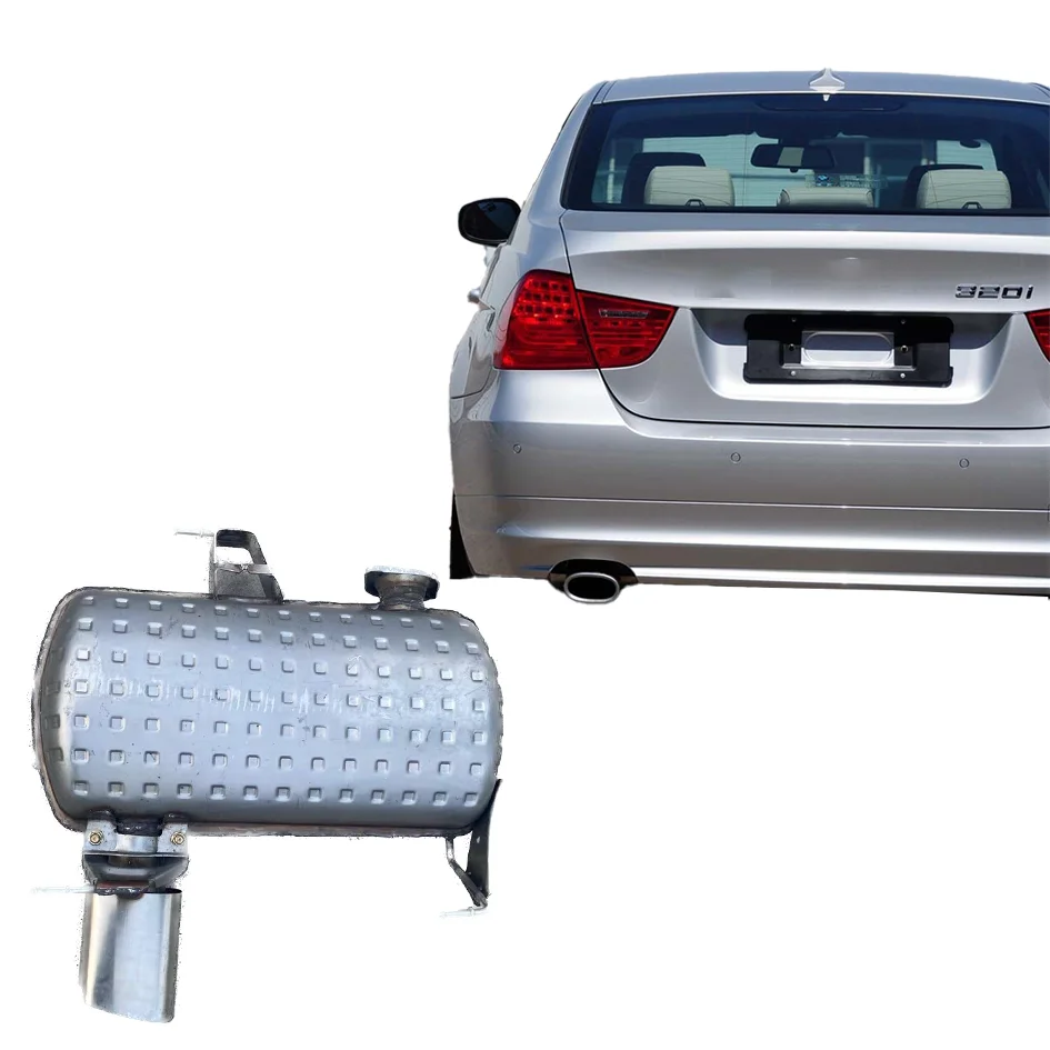 BMW 3 Series e90 rear section stainless steel original car silent exhaust system