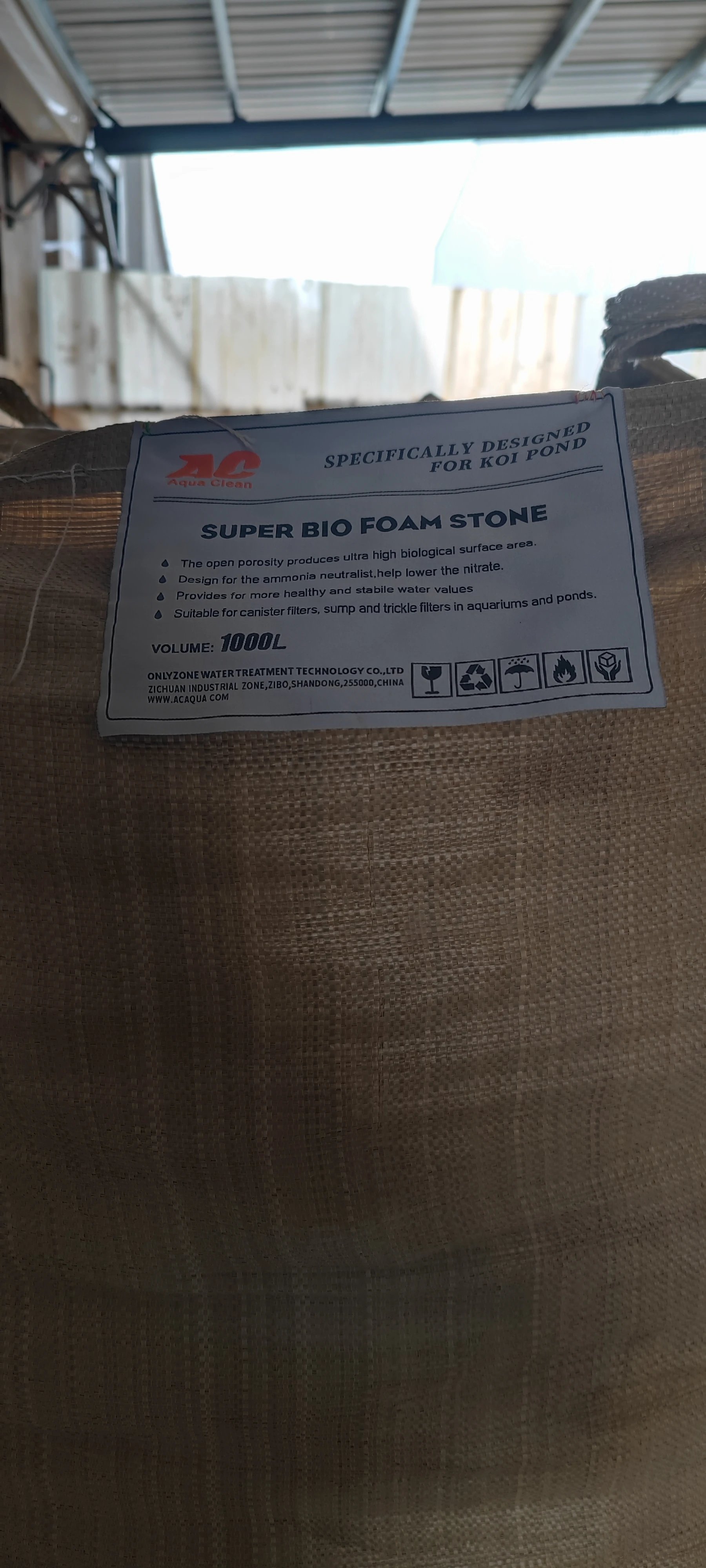 Top efficiency nitro-bacterial house super bio pumice stone for fresh water marine water aquariums filter media