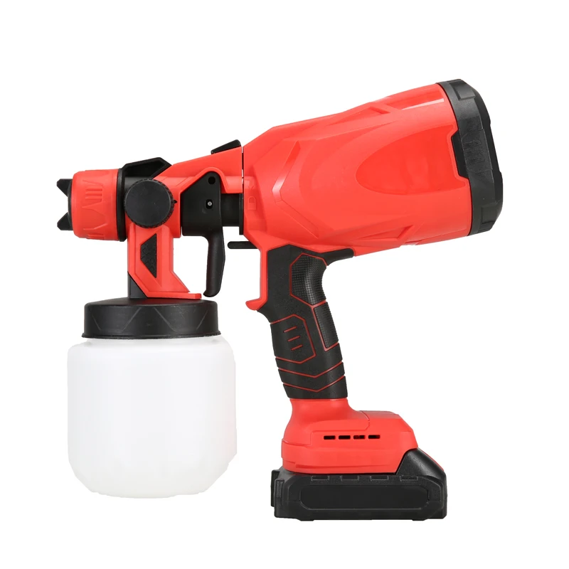 Rechargeable Cordless Lithium Airless Paint Sprayer Power Tool Handheld Spray Gun Power Spray Gun