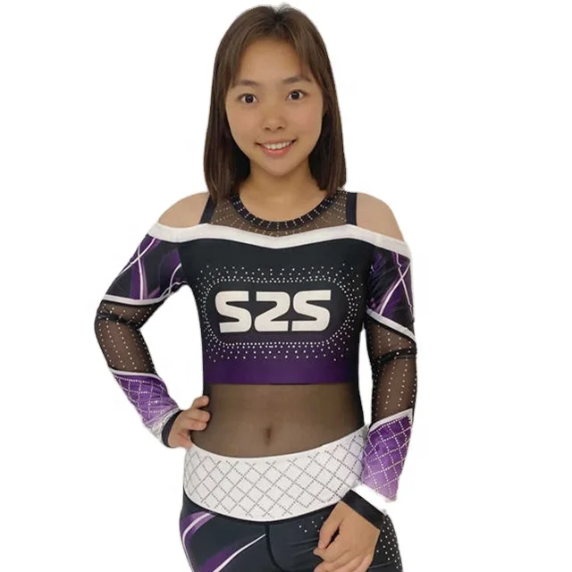 Custom Embroidery Logo Gymnastics Leotards Youth Girls Sublimation Leotards OEM bodysuits with rhinestones and sublimation