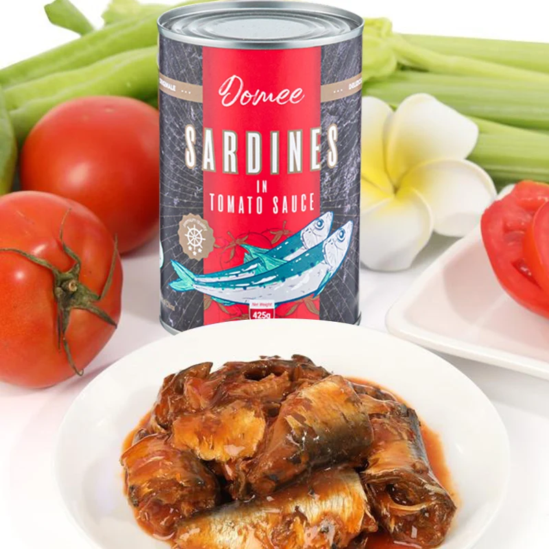 Good Quality Manufacture Fresh Sardine Fish Canned Cheap Sardines in Tomato Sauce