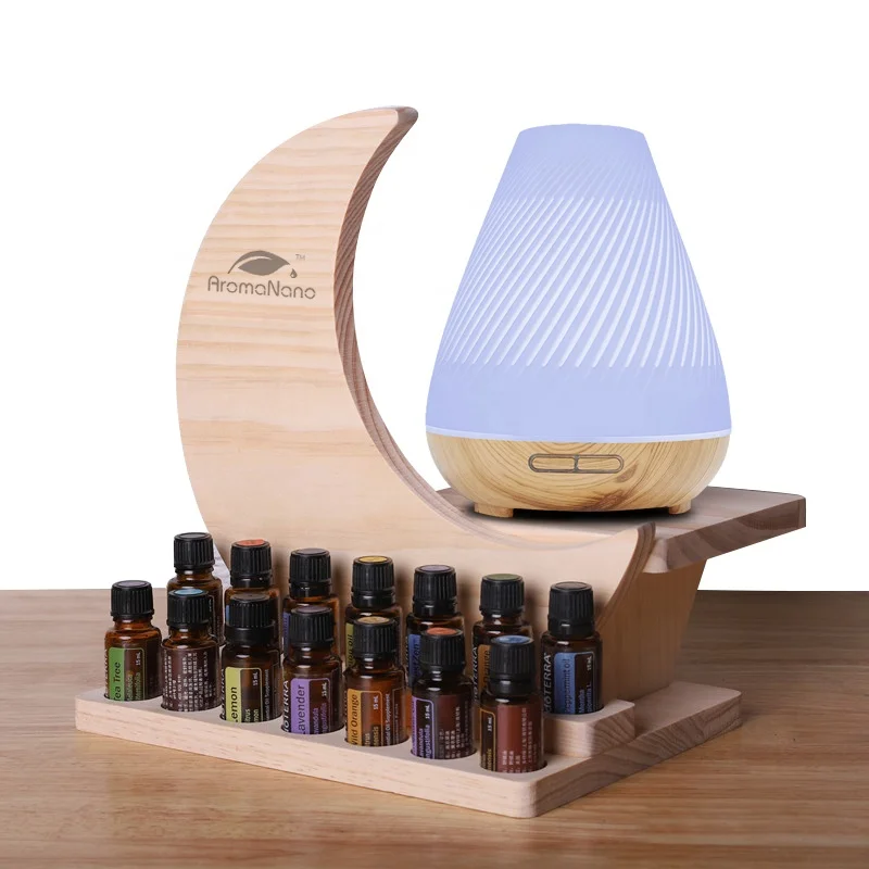 Подставка для аромадиффузора AromaNano New Moon деревянная витрина масла подарок полка хранения лака ногтей эфирных
