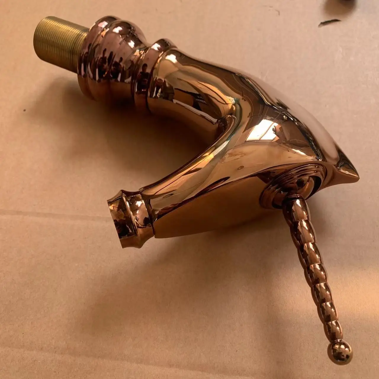 luxury antique art basin tap /faucet with unicorn style for cold and hot water