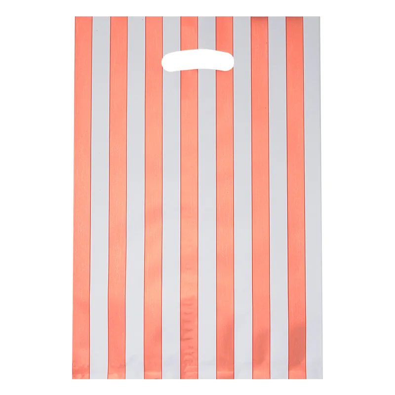 Birthday party aluminum film bag stripe return gift bag