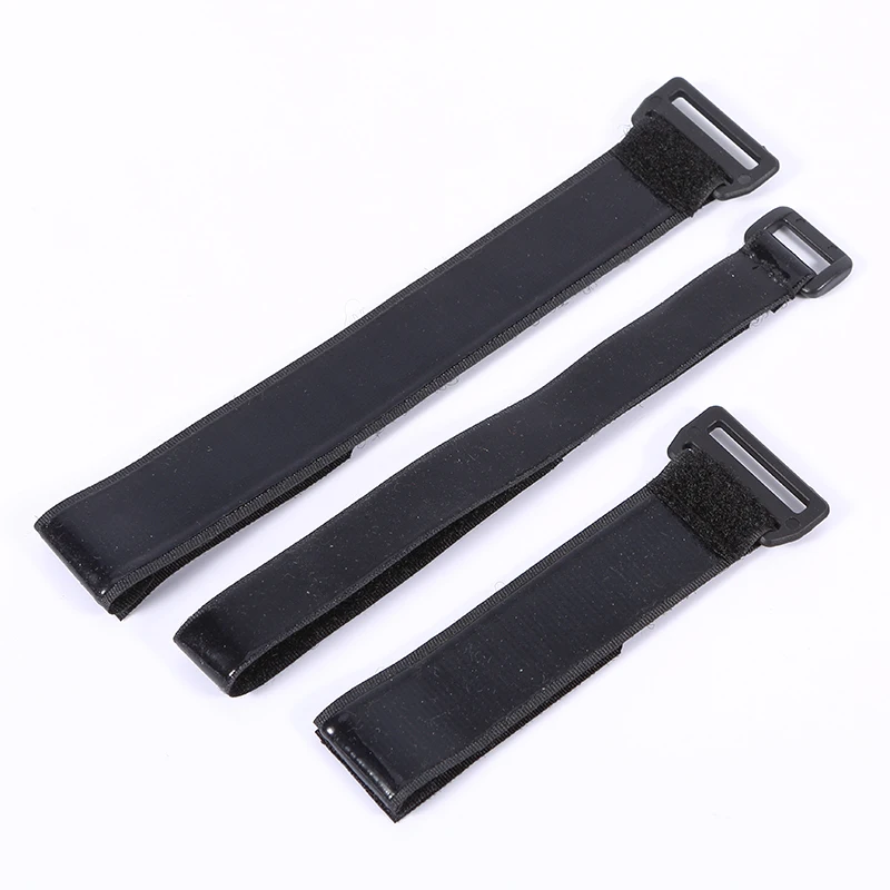 Heavy Duty Hook and Loop Buckle Strap with silicone on backside/ Rubberized Battery Straps Non-Slip
