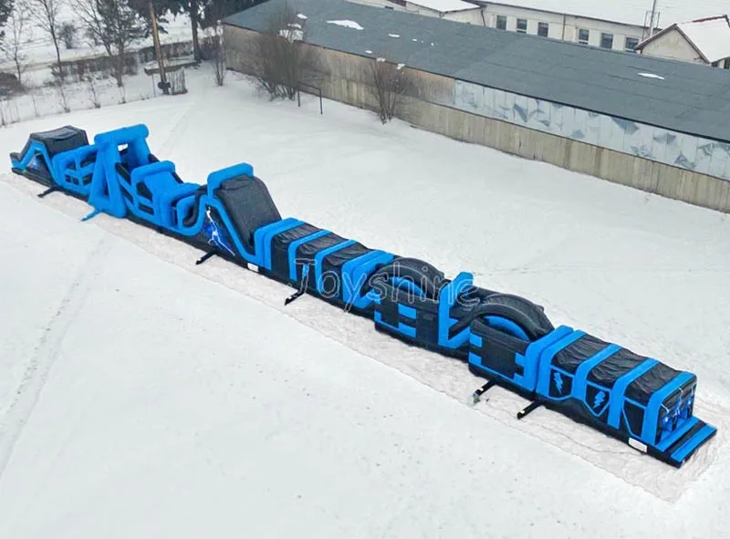 Indoor/outdoor Inflatable Energy Lighting Assault Obstacle Course Game inflatable courses Commercial