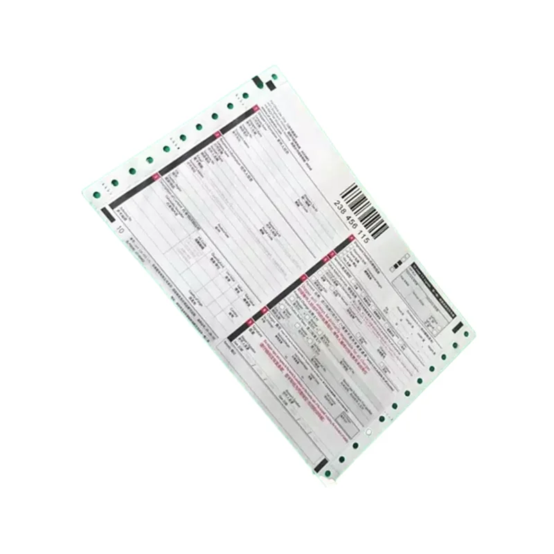 China Best Supplier Foreversticker Manufacturers Price Pin Mailer Payslip Computer ATM Carbonless NCR Paper