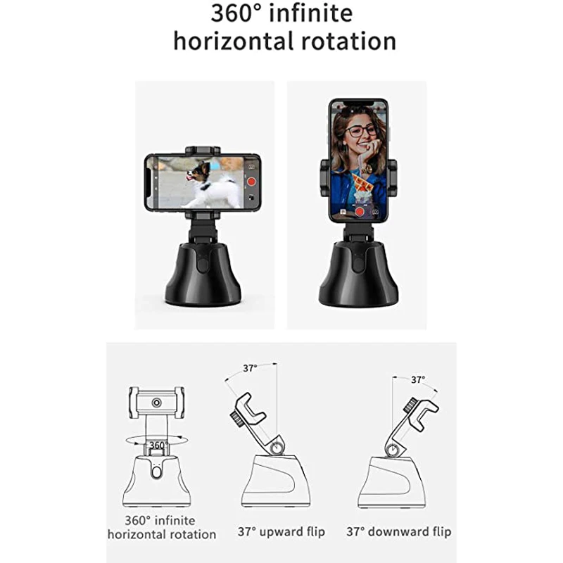 Apai Genie - The Personal Robot-Cameraman, 360 Rotation Auto Tracking rotatable Smart Following Face