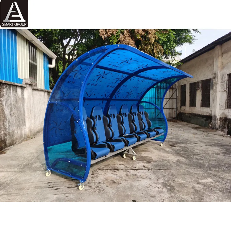 VIP soccer dugout portable football bench for soccer players