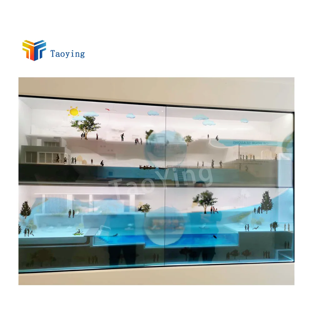 Projection Intelligent All-in-one Machine Digital Exhibition Hall LED Folding Screen Advertising Led Screen