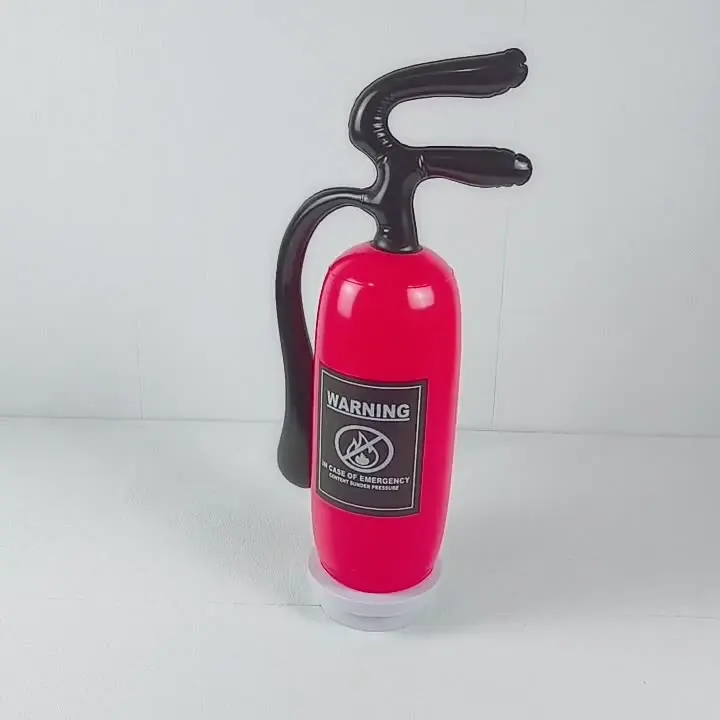 PVC inflatable Fancy Fire Extinguisher Tpys Drill Props Inflated Annihilator  Toys For Children Gifts